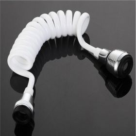 Long Spiral Faucet Extension Extender Hose Portable Pull-Able Foaming Shower Faucet Kitchen Sink Accessories Home Kitchen