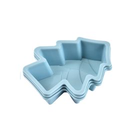 Christmas Tree Cookie Cutter 3 pcs Non-Stick Cupcake Molds Reusable Baking Cups Bakeware Bread Cake Biscuits Molds Chocolate Mold Decorating Tool