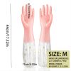 1 Pair Of Thermal Dishwashing Gloves; Thick And Durable; Waterproof Non-slip; Protective; Random Color