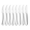 Bruntmor Alba Gourmet Stainless Steel 8-Piece Steak Knife Set With Full Tang