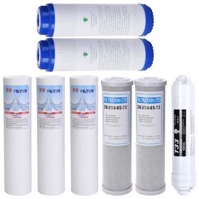 8pcs Replacement Water Filters (Color: White)